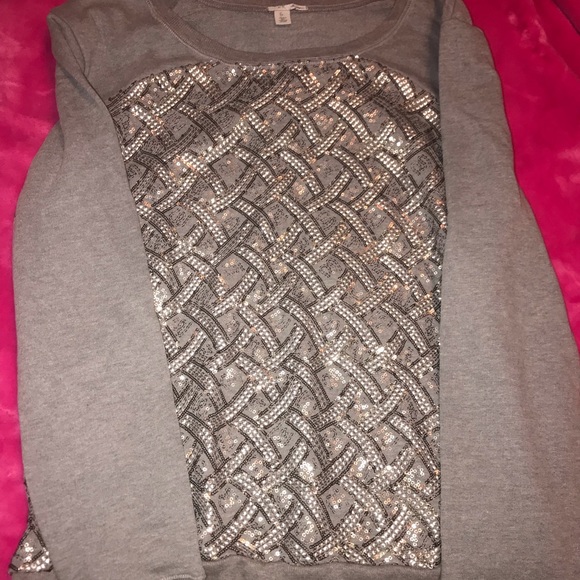 Halogen Tops - Cute sparkley embellished sweater shirt Halogen Tops - Cute sparkley embellished sweater shirt